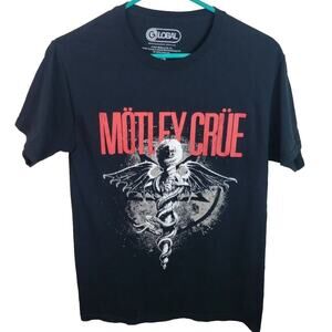 Official Motley Crue Dr Feelgood Global Merchandise Black Tshirt Size Small